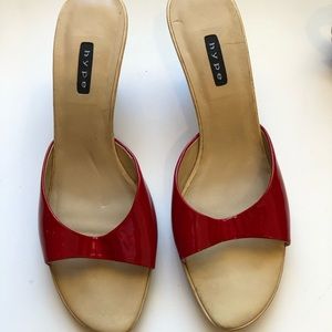 Red Patent Heels
